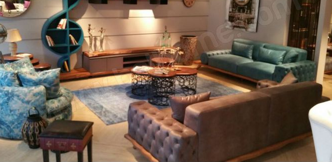 Mavili Koltuk Takımı