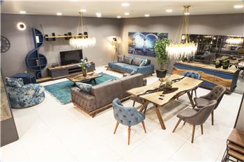 MAVİLİ YEMEK ODASI